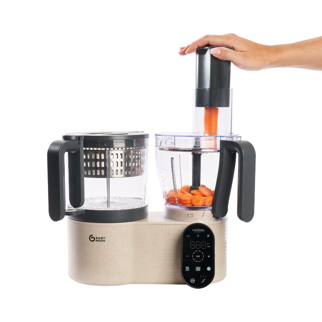 Babymoov Nutribaby Evolution - functia integrata de feliere si razuire