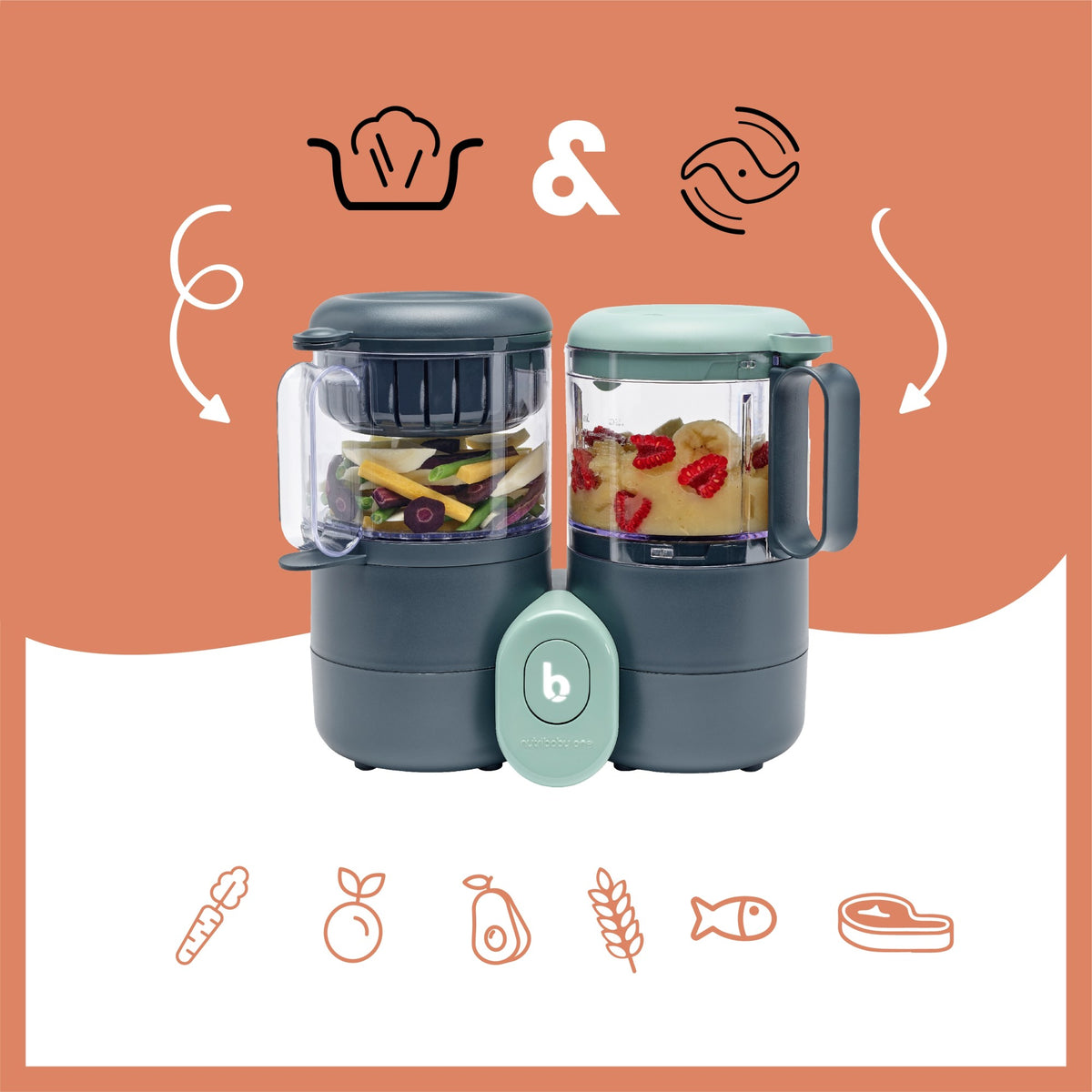 Robot multifunctional Babymoov Nutribaby ONE 4 in 1 - imagine 4