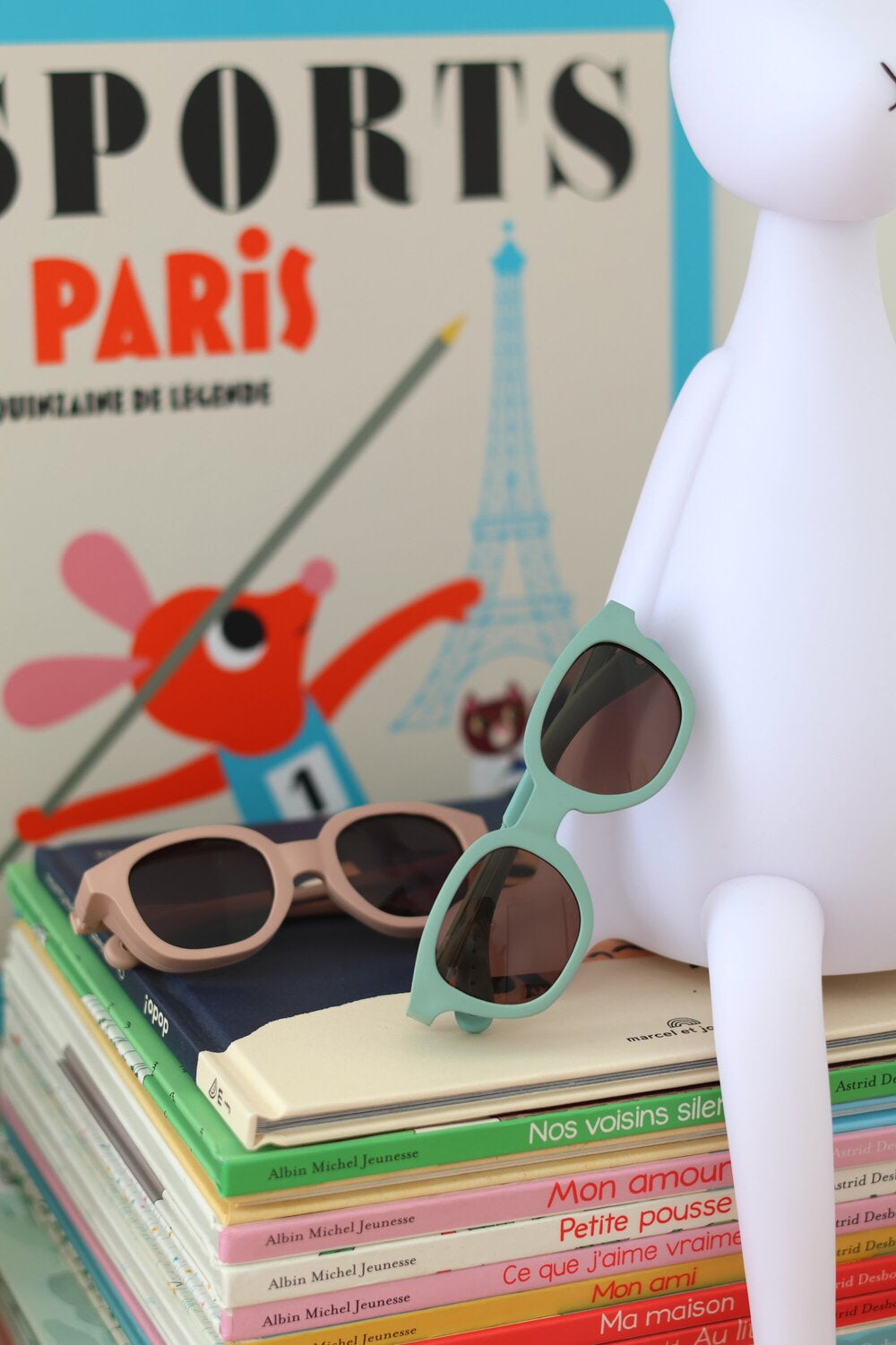 Ochelari de soare Beaba 2-4 ani Lucky Sage Green