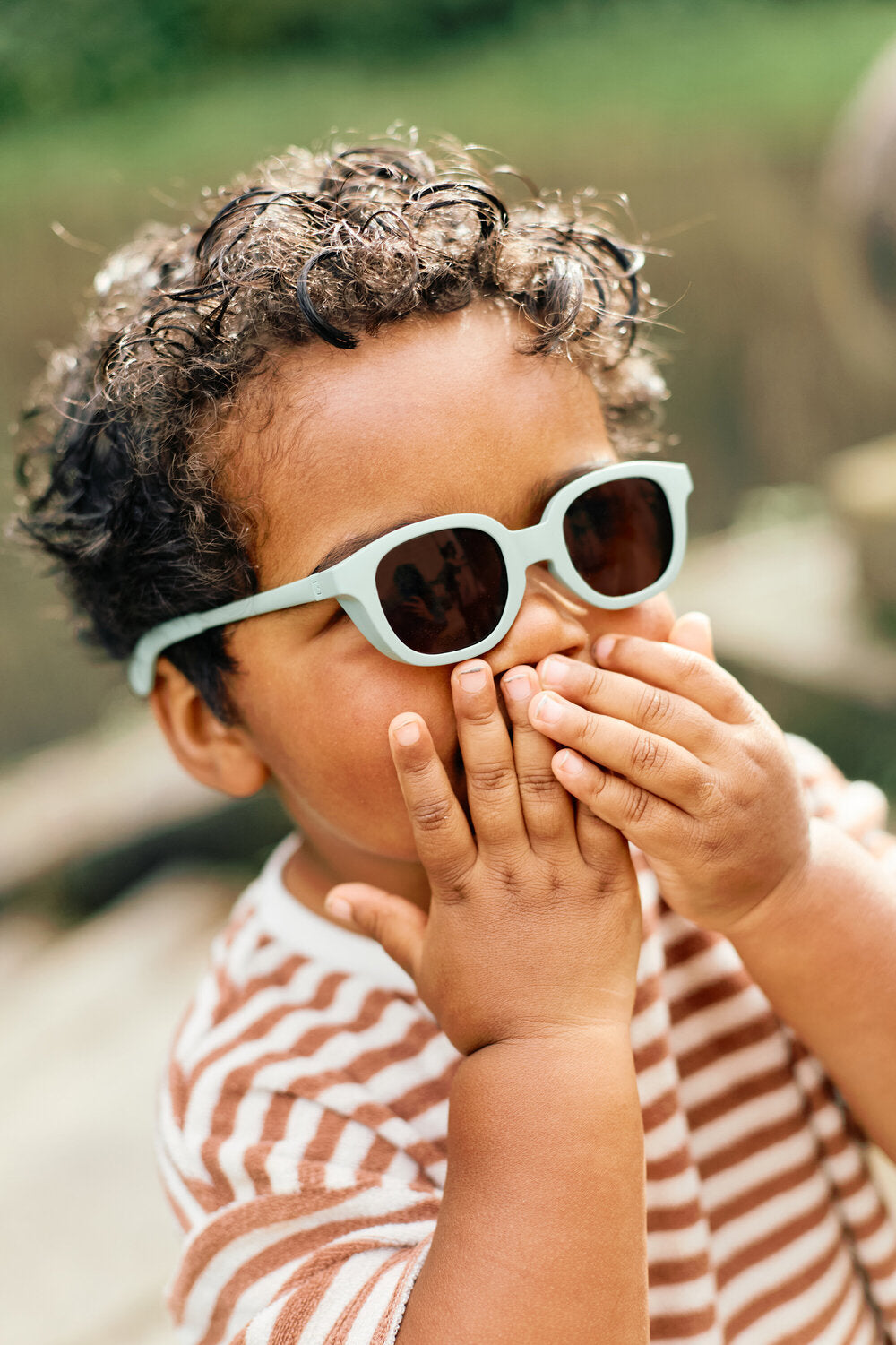 Ochelari de soare Beaba 2-4 ani Lucky Sage Green