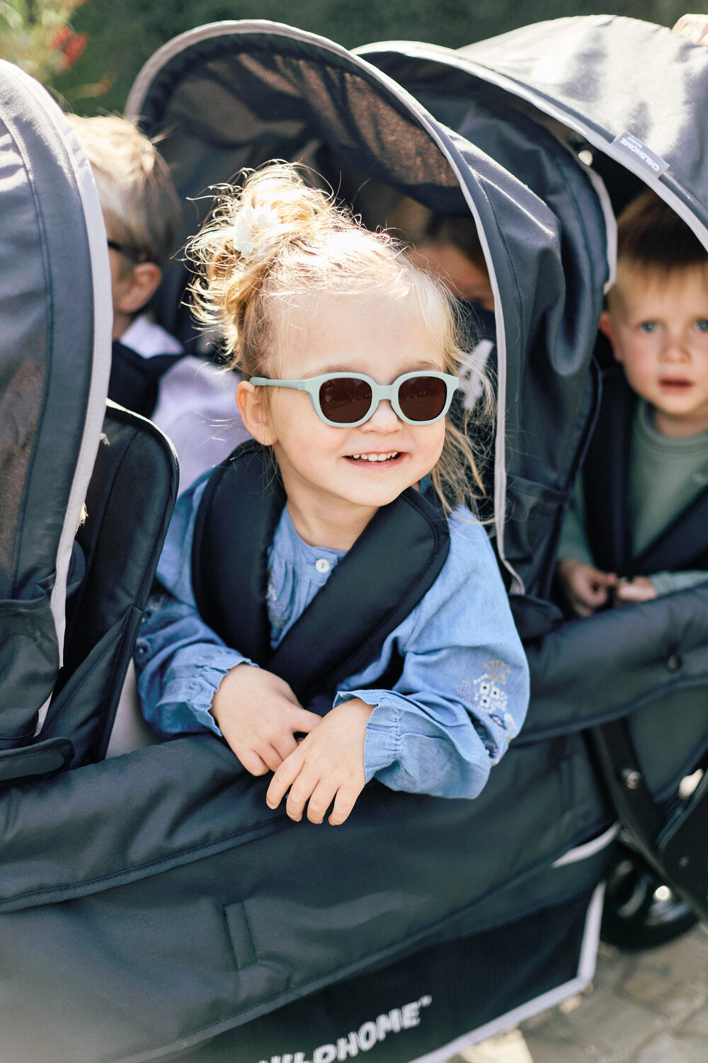 Ochelari de soare Beaba 2-4 ani Lucky Sage Green