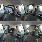 Oglindă auto FreeON cu iluminare LED, negru – fotografia 6 a produsului