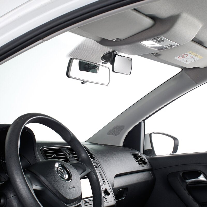 Oglinda auto, Jane, Pentru parbriz, Din sticla rezistenta la spargere, 14.5 x 7.5 x 5.5, Black