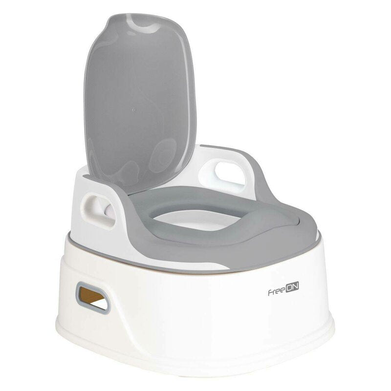 Olita 3 in 1, FreeON, Utilizata atat ca olita, Adaptor pentru toaleta cu manere laterale, Inaltator