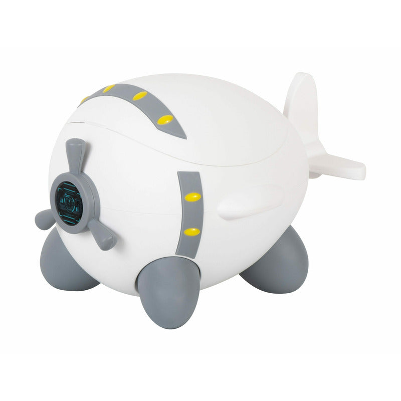 Olita copii, FreeON, In forma de avion, Potty Plane, 32 cm x 28 cm x 41 cm, White/Grey