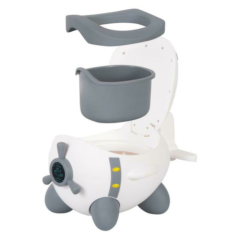 Oliță FreeON Potty Plane, alb și gri – vedere generală