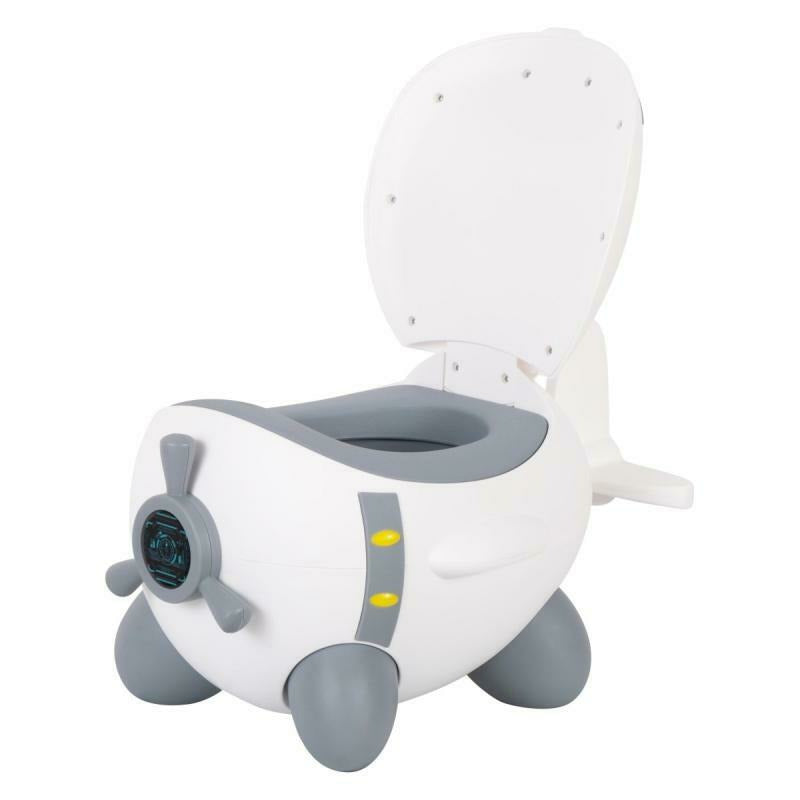 Oliță FreeON Potty Plane, alb și gri – fotografia 7 a produsului