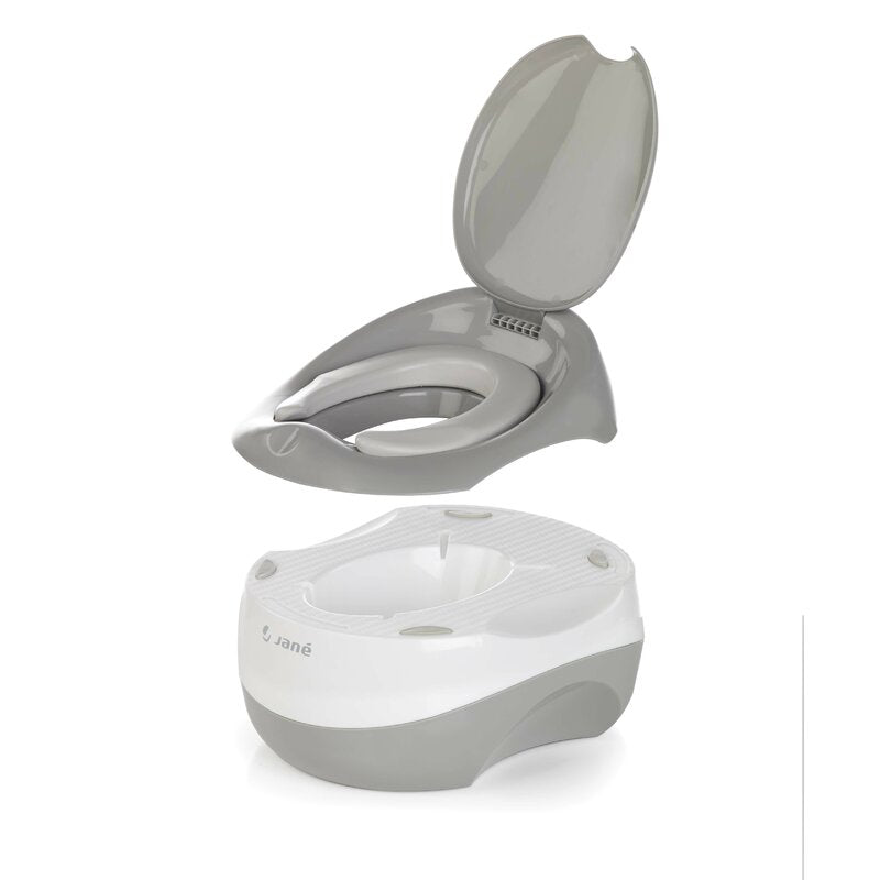 Oliță educațională Jane 3 în 1, cu adaptor pentru toaletă și înălțător, 12 luni+