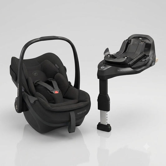 Pachet Bundle Scoica Auto Maxi-Cosi Pebble Slide Pro i-Size + Baza FamilyFix Slide Pro ISOFIX