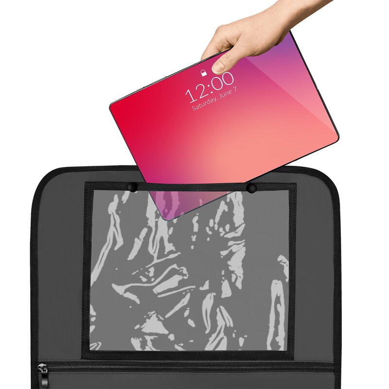 Organizator auto Lionelo SeatOrganizer Gri – tableta introdusă în compartiment