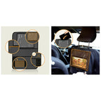 Organizator auto Lionelo SeatOrganizer Gri – detalii ale materialului și montare pe scaun