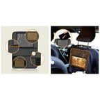 Organizator auto Lionelo SeatOrganizer Gri – detalii ale materialului și montare pe scaun