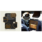 Organizator auto Lionelo SeatOrganizer Negru – detalii ale materialului și montare pe scaun