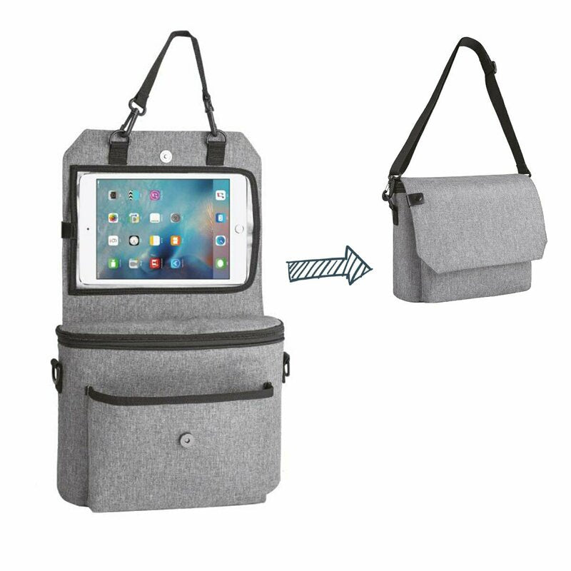 Organizator auto și cărucior FreeON 3 în 1, gri – vedere generală