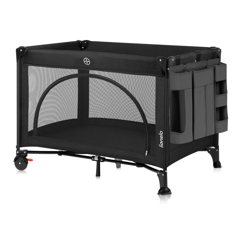 Organizator multifunctional, Lionelo, Sidepocket L, 58x11x58 cm, 3 parti independente cu multiple buzunare, Universal, Constructie ranforsata, Gri