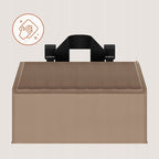 Organizator multifunctional, Lionelo, Sidepocket M, 43x15x23 cm, 3 compartimente, Universal, Constructie ranforsata, Bej
