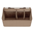 Organizator multifunctional, Lionelo, Sidepocket M, 43x15x23 cm, 3 compartimente, Universal, Constructie ranforsata, Bej