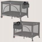 Organizator multifunctional, Lionelo, Sidepocket M, 43x15x23 cm, 3 compartimente, Universal, Constructie ranforsata, Gri