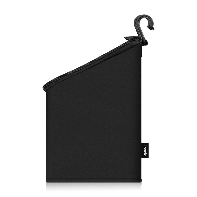 Organizator multifunctional, Lionelo, Sidepocket M, 43x15x23 cm, 3 compartimente, Universal, Constructie ranforsata, Negru