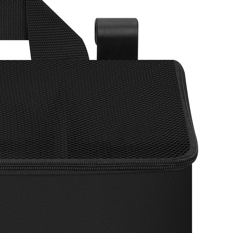 Organizator multifunctional, Lionelo, Sidepocket M, 43x15x23 cm, 3 compartimente, Universal, Constructie ranforsata, Negru