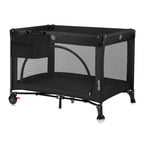 Organizator multifunctional, Lionelo, Sidepocket M, 43x15x23 cm, 3 compartimente, Universal, Constructie ranforsata, Negru