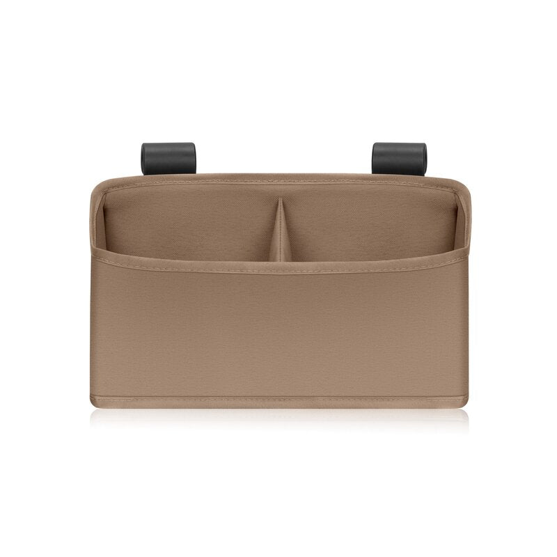 Organizator multifunctional, Lionelo, Sidepocket S, 26x12x15 cm, 2 compartimente, Universal, Constructie ranforsata, Bej