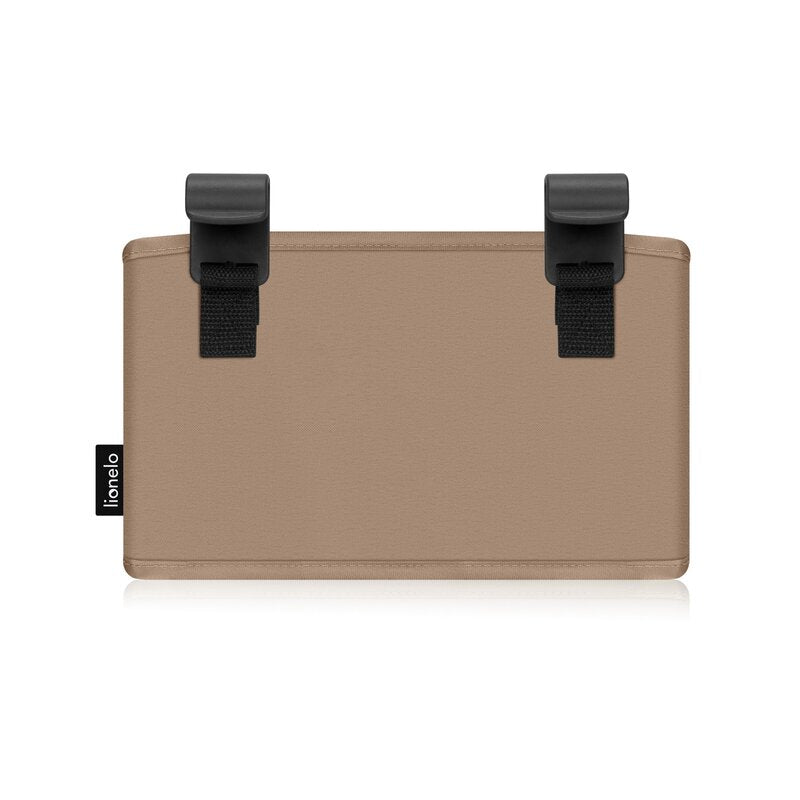 Organizator multifunctional, Lionelo, Sidepocket S, 26x12x15 cm, 2 compartimente, Universal, Constructie ranforsata, Bej