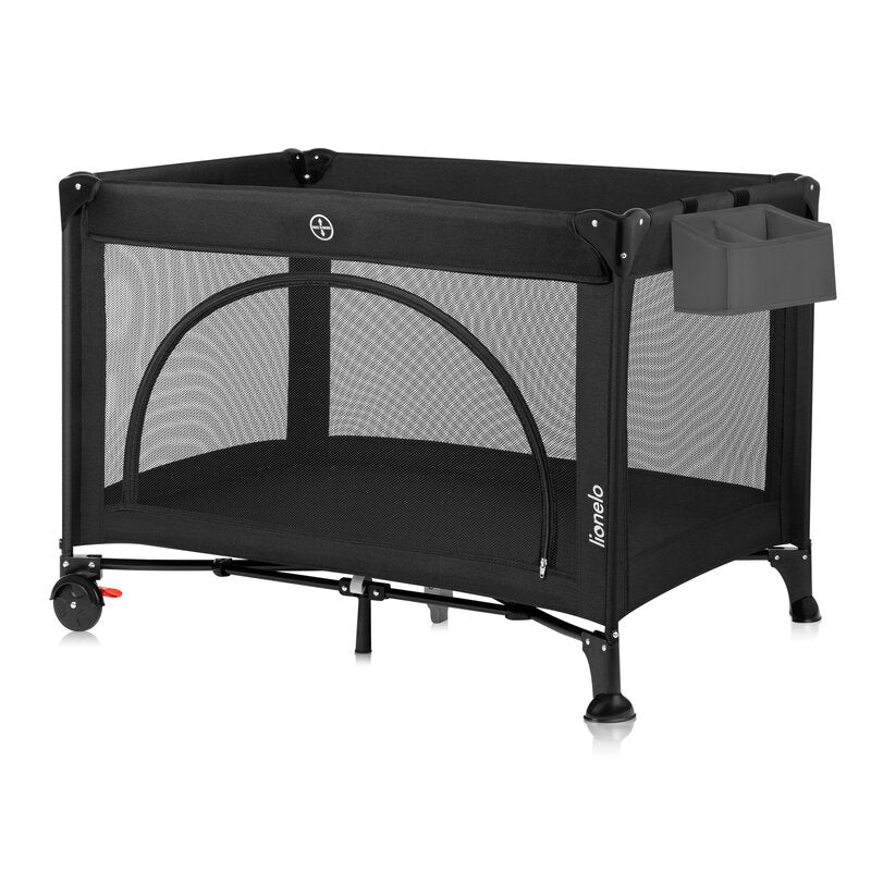 Organizator multifunctional, Lionelo, Sidepocket S, 26x12x15 cm, 2 compartimente, Universal, Constructie ranforsata, Gri