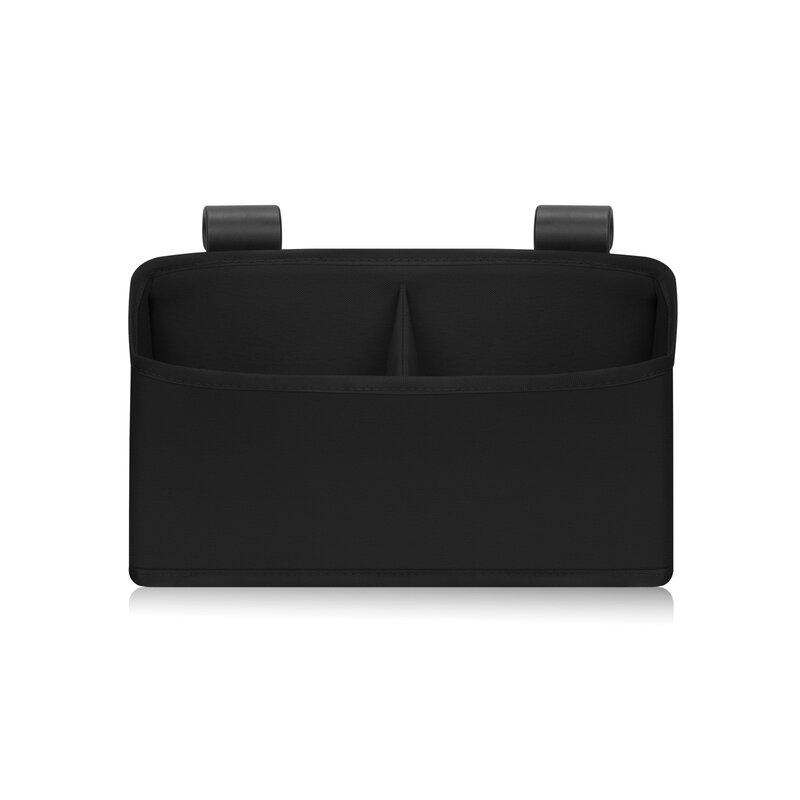 Organizator multifunctional, Lionelo, Sidepocket S, 26x12x15 cm, 2 compartimente, Universal, Constructie ranforsata, Negru