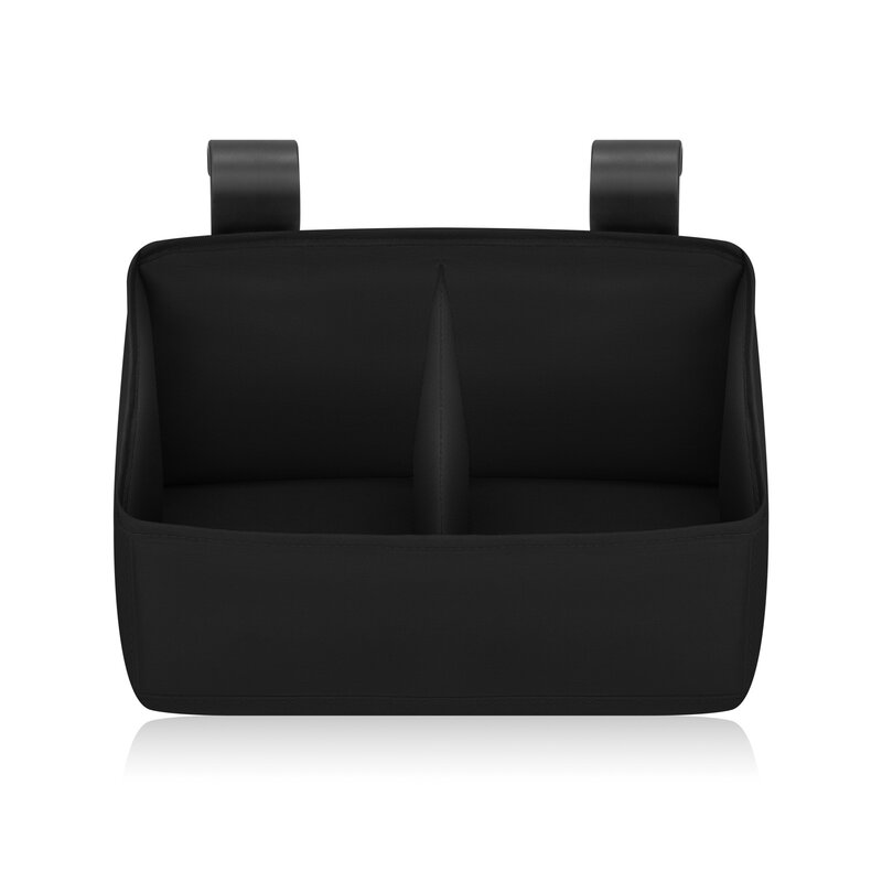 Organizator multifunctional, Lionelo, Sidepocket S, 26x12x15 cm, 2 compartimente, Universal, Constructie ranforsata, Negru