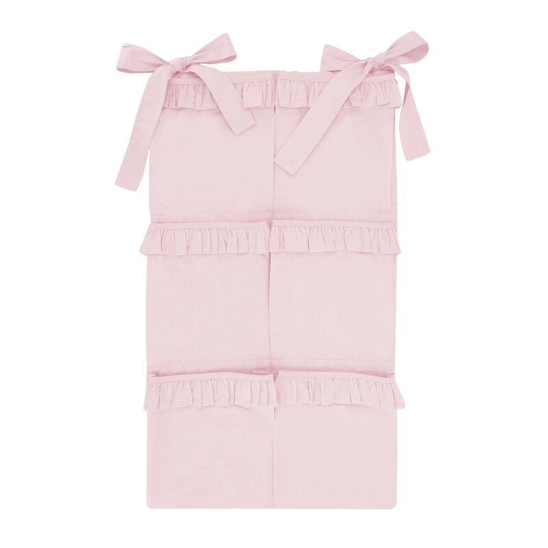 Organizator pentru pătuț MimiNu Royal Powder Pink 70x40 cm