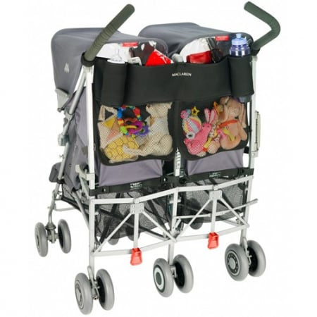 Organizer universal carucior gemeni Maclaren Charcoal