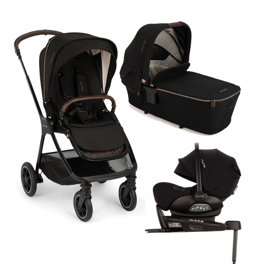 Pachet 4 in1 Carucior Nuna Triv Next cu scoica Arra Flex si baza Nuna Next