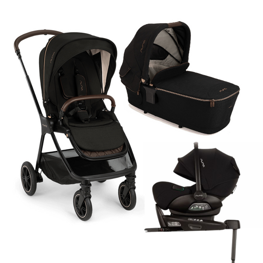 Pachet 4 in1 Carucior Nuna Triv Next cu scoica Arra Flex si baza Nuna Next