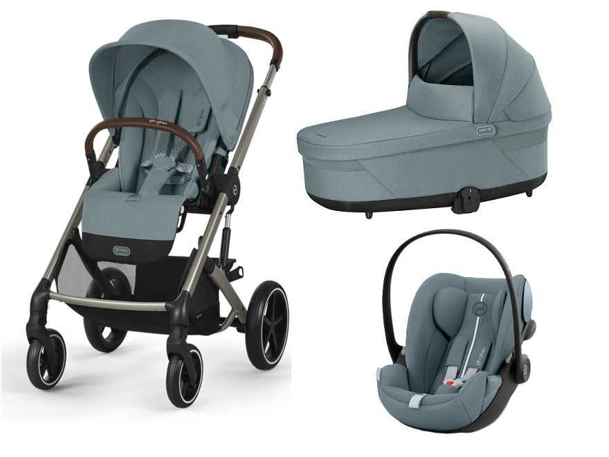 Pachet carucior 3 in 1 Cybex Balios S Lux 2024 + Scoica auto Cloud G i-size Plus