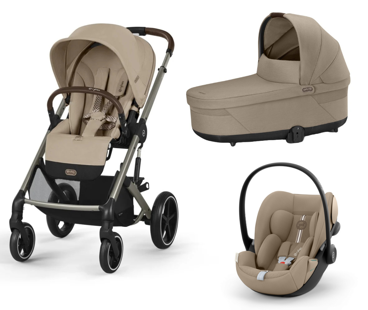Pachet carucior 3 in 1 Cybex Balios S Lux 2024 + Scoica auto Cloud G i-size Plus