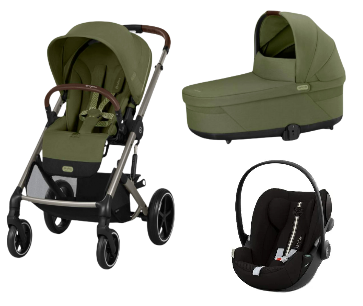 Pachet carucior 3 in 1 Cybex Balios S Lux 2024 + Scoica auto Cloud G i-size Plus
