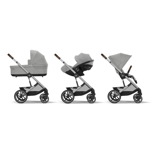 Pachet Cărucior 3 in 1 Cybex Balios S Lux Landou Scoică Cloud G i-Size