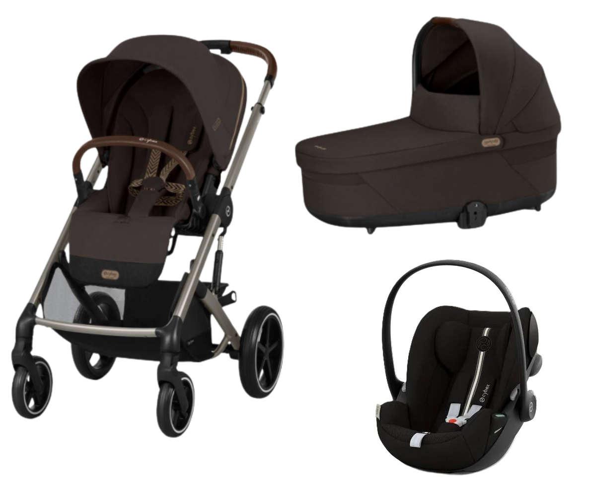 Pachet carucior 3 in 1 Cybex Balios S Lux 2024 + Scoica auto Cloud G i-size Plus