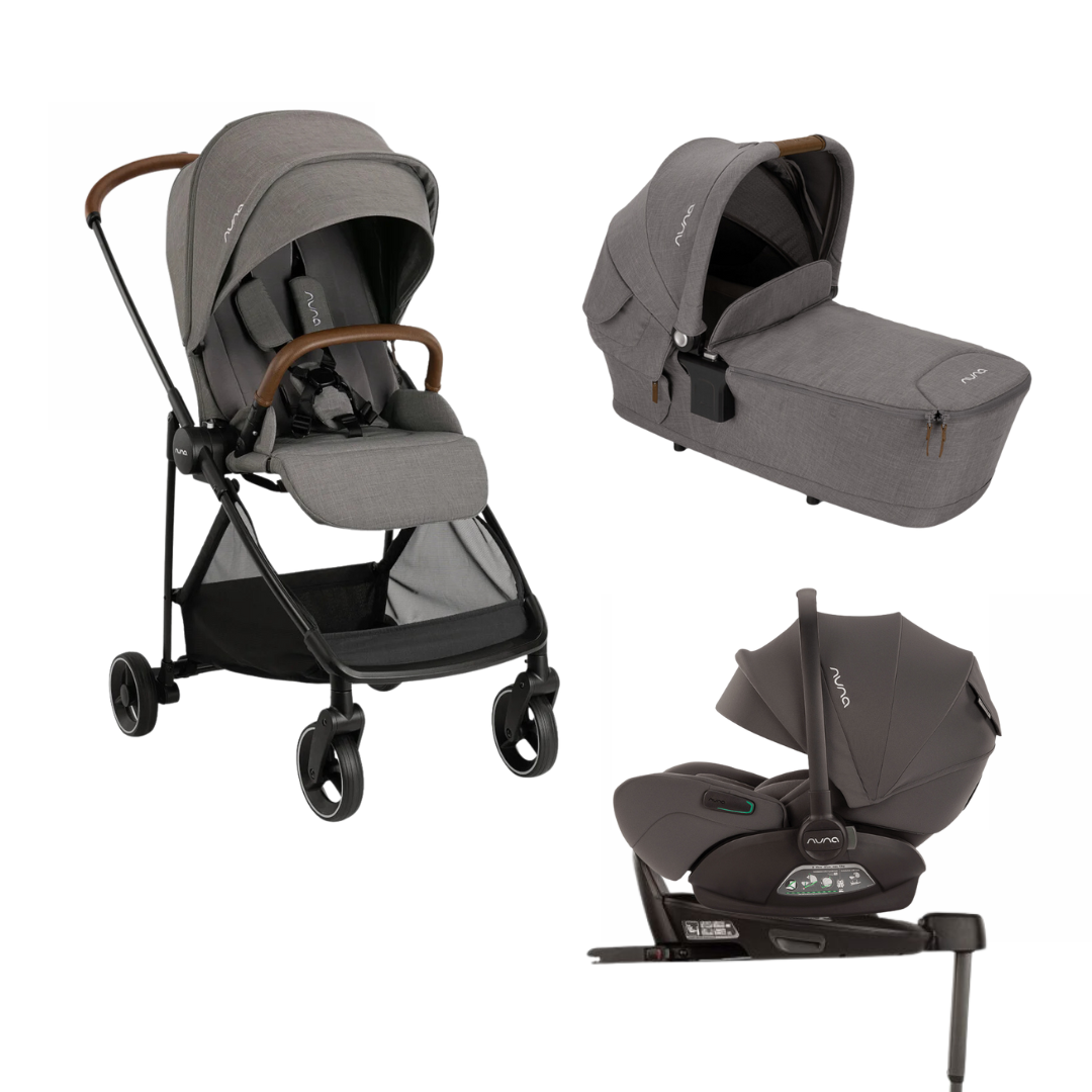 Pachet carucior 4 in 1 Nuna Ixxa cu scoica Arra Flex si baza Next