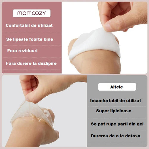 Comprese hidrogel mameloane Momcozy Soothies 6 buc - imagine 2