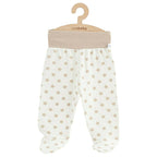 Pantalonasi cu botosei New Baby Classic II 56, Bej Stelute – pantalonașii cu botoșei și imprimeu cu steluțe