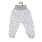Pantalonasi cu botosei New Baby Classic II 56, Gri Stelute – pantalonașii cu botoșei și imprimeu cu steluțe