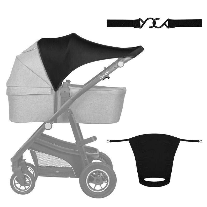 Parasolar Lionelo pentru carucior, Negru
