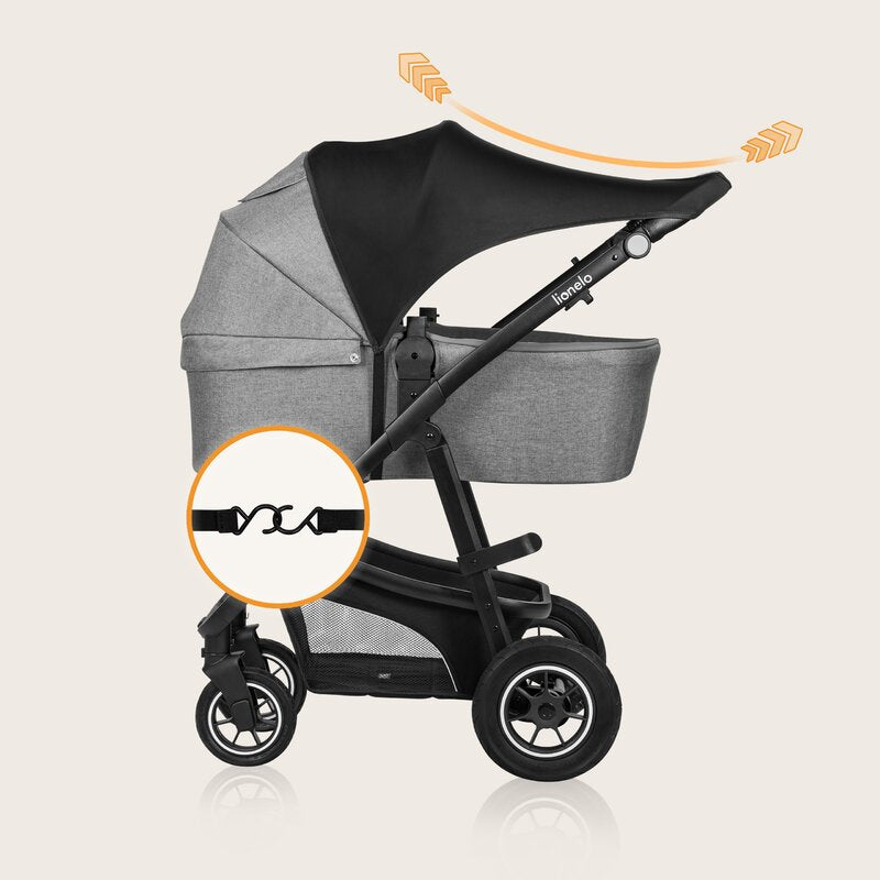 Parasolar Lionelo pentru carucior, Negru