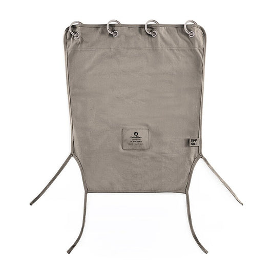 Parasolar textil, Petite&Mars, Din Bumbac, Pentru soare si vant, Universal, Protectie UV SPF40+, Potrivit pentru carucioare si scaune auto, 45 Ã— 51 cm, Mocha Mousse