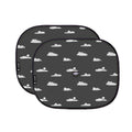 Set 2 parasolare auto Jane cu ventuze, universale, 44 x 35 cm