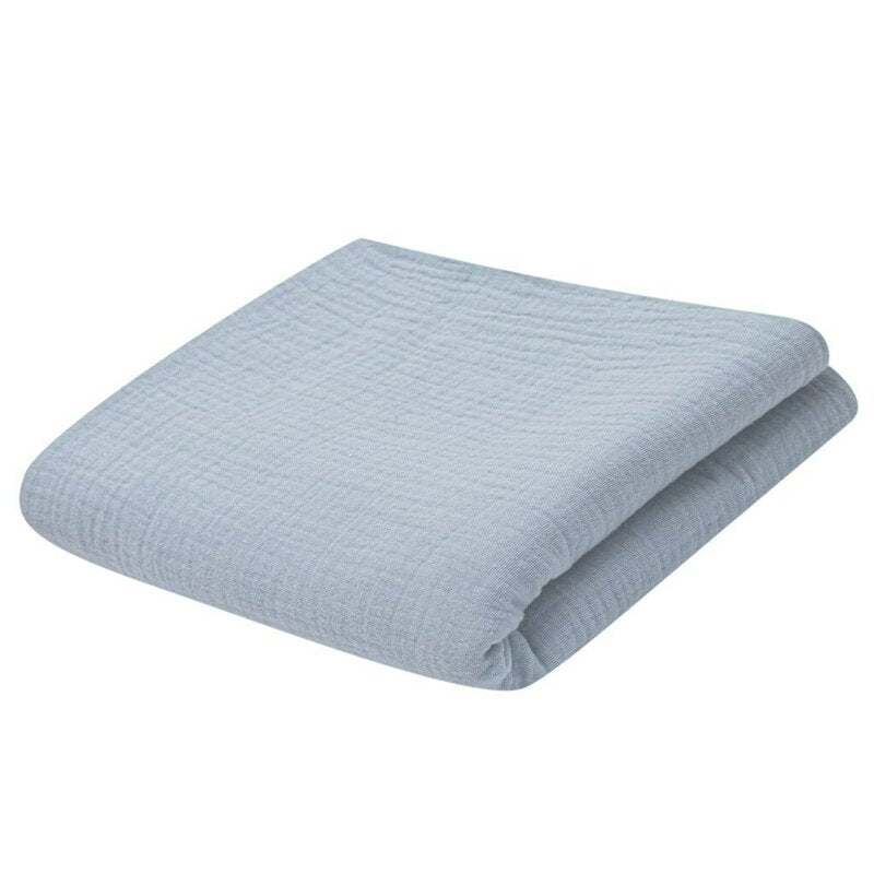 Paturica bebe, New Baby, 70x100 cm, Din muselina, 100% bumbac certificat Oeko Tex Standard 100, Grey