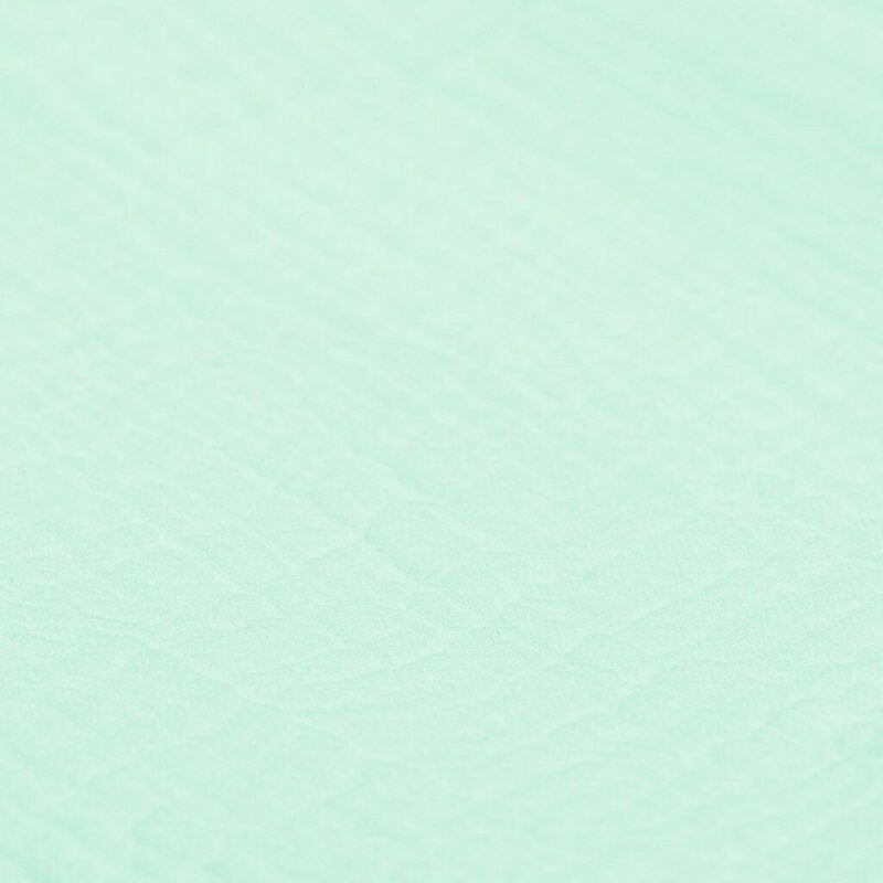 Păturică New Baby din muselină 70x100 cm mint – detaliu al țesăturii