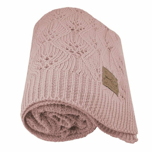 Paturica, Bocioland, Milano, Pentru copii, Moale, Din bambus si bumbac, Cu proprietati de termoreglare, Antialergica si antibacteriana, Dimensiune mare 80 x 100 cm, Pink